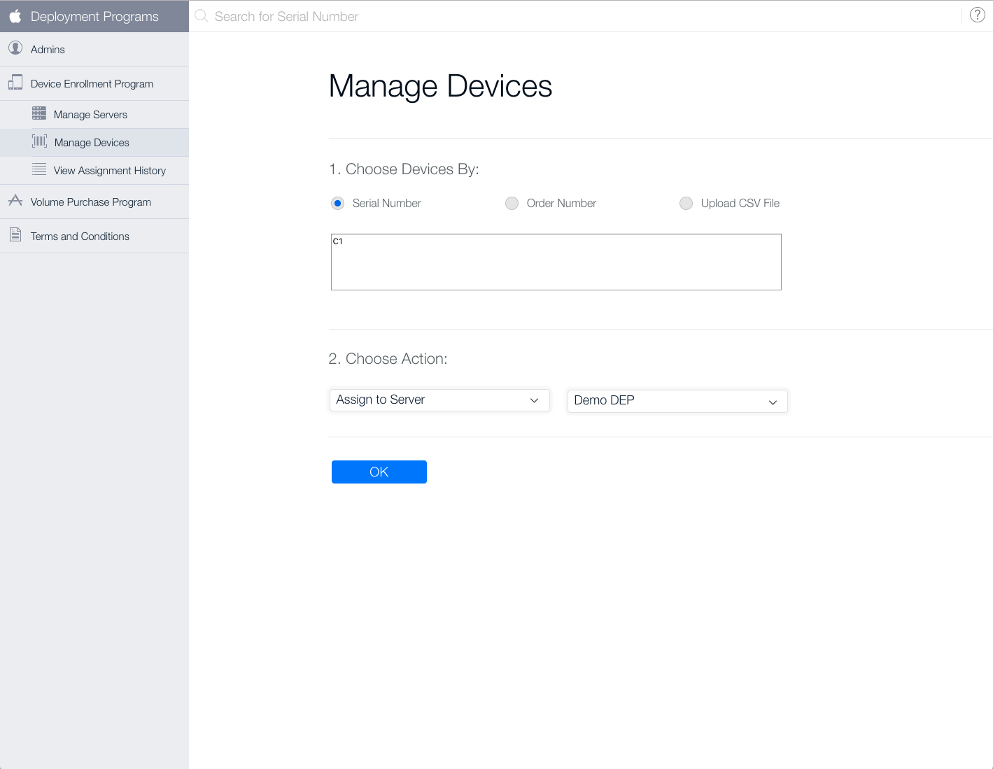 Apple - DEP Assign Devices